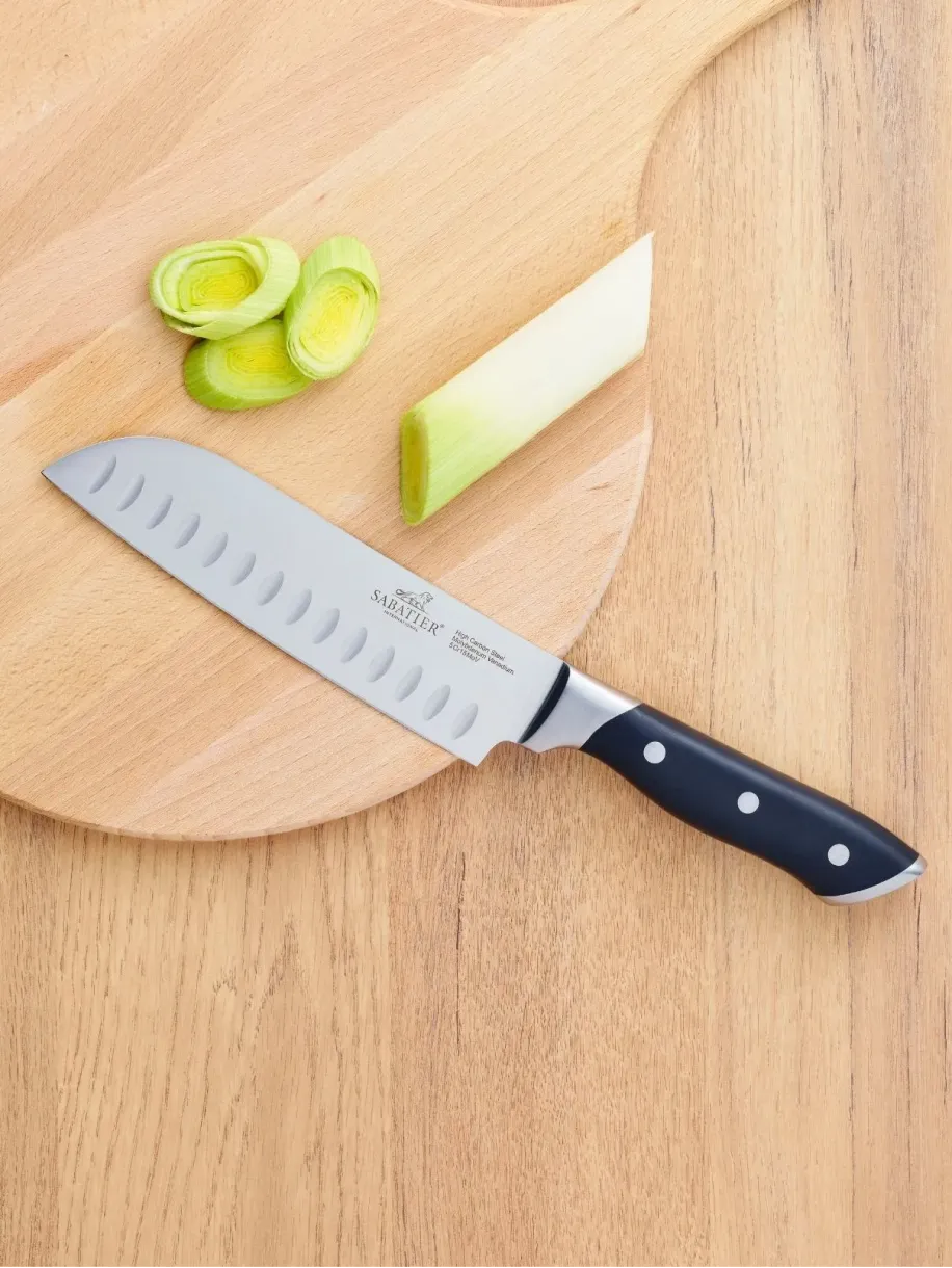 Couteau De Cuisine Sabatier 64 - Lame 25 Cm, Acier Inoxydable, Professionnel, Code 9633