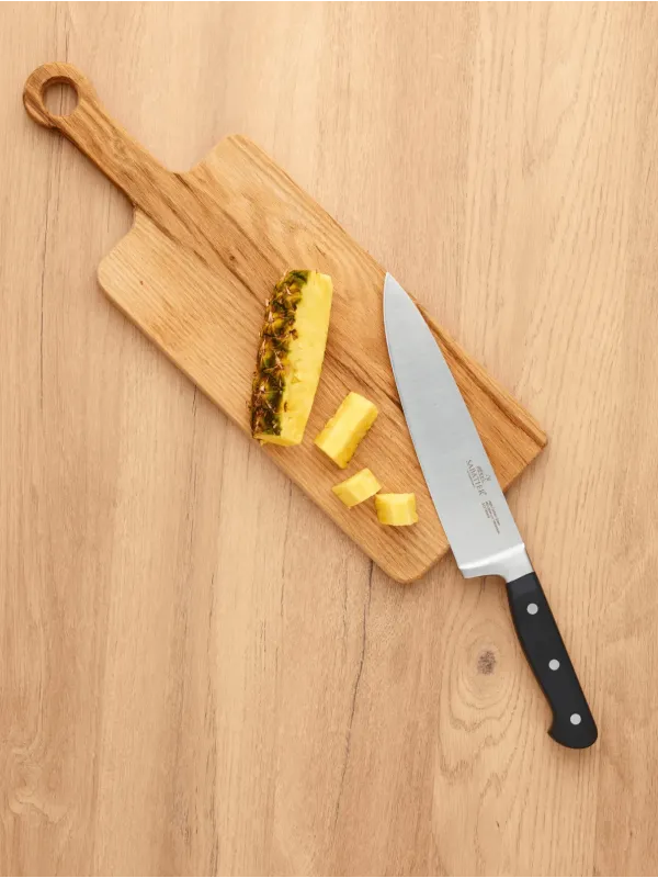 Couteau Chef PLUTON - 25 cm - Lame et Rivets en Inox - Sabatier