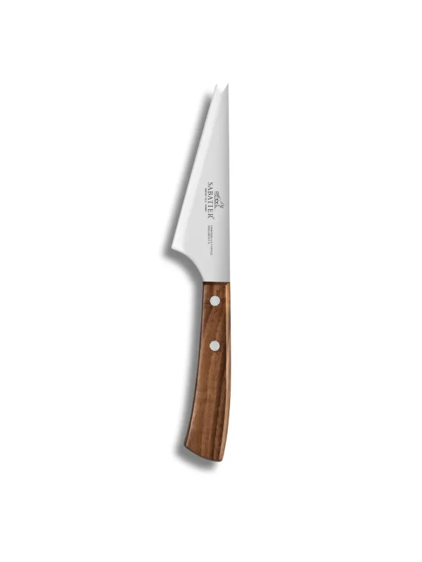 SABATIER - Couteau à Fromage IDEAL PERIGORD - 13 cm - Lame et Rivets en Laiton - Sabatier
