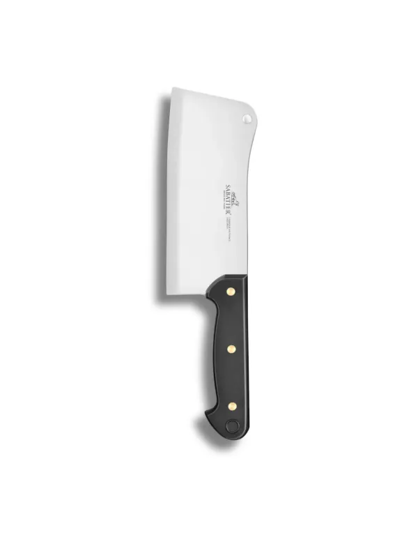 Couteau Couperet CUISINE D'AUJOURD'HUI - 17cm - Lame en Inox et Rivets en Laiton - Sabatier