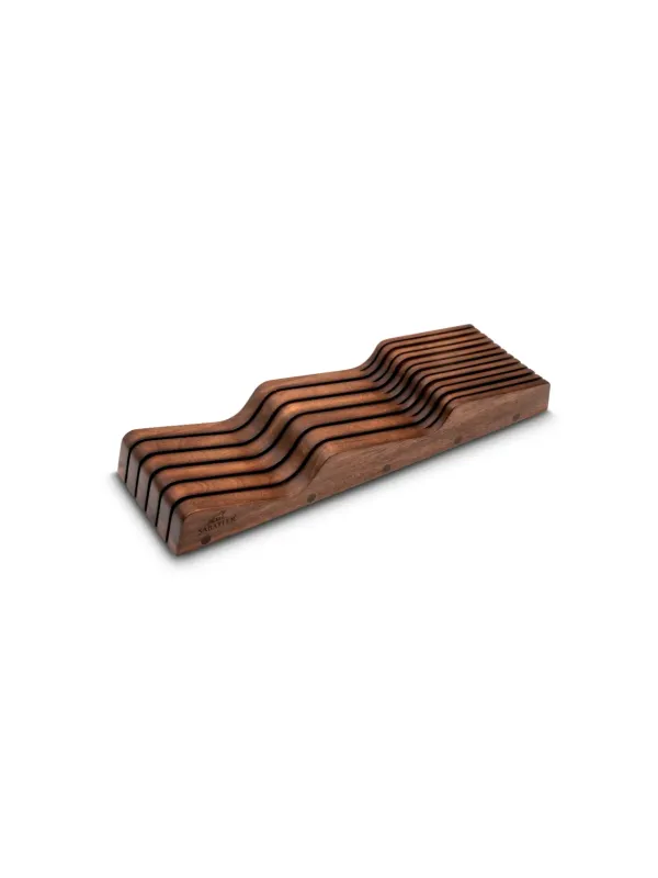 Range couteaux vide acacia foncé - Sabatier
