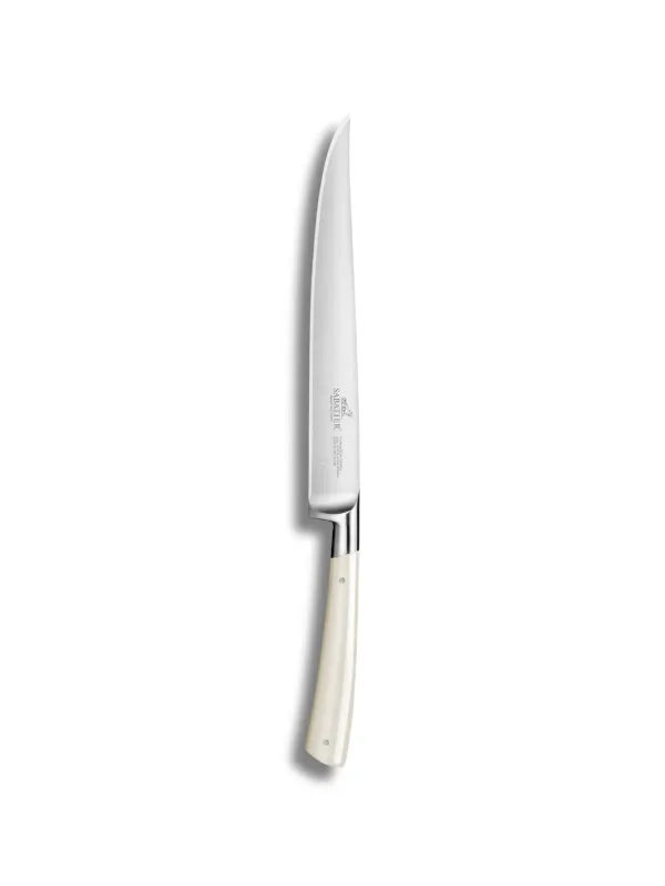 Couteau à Découper EDONIST PERLE 100% Forgé - 20 cm - Lame et Clous en Inox  - Sabatier