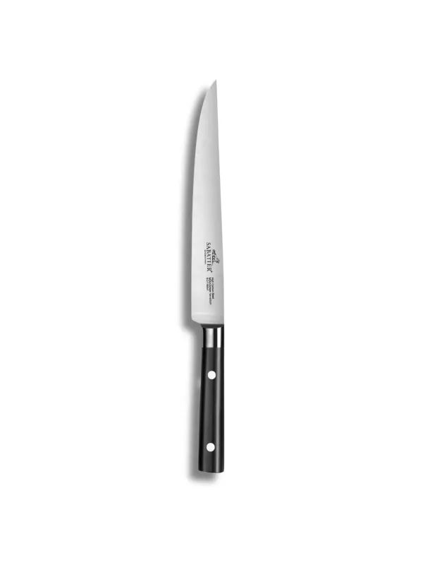 Couteau à Découper LEONYS - 20cm - Lame et Rivets en Inox - Sabatier