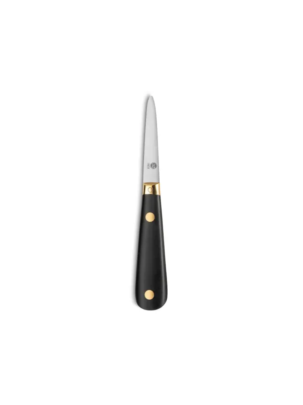 Lancette LUXE manche POM 2 rivets laiton Virole laiton - Lame 7 cm - Sabatier