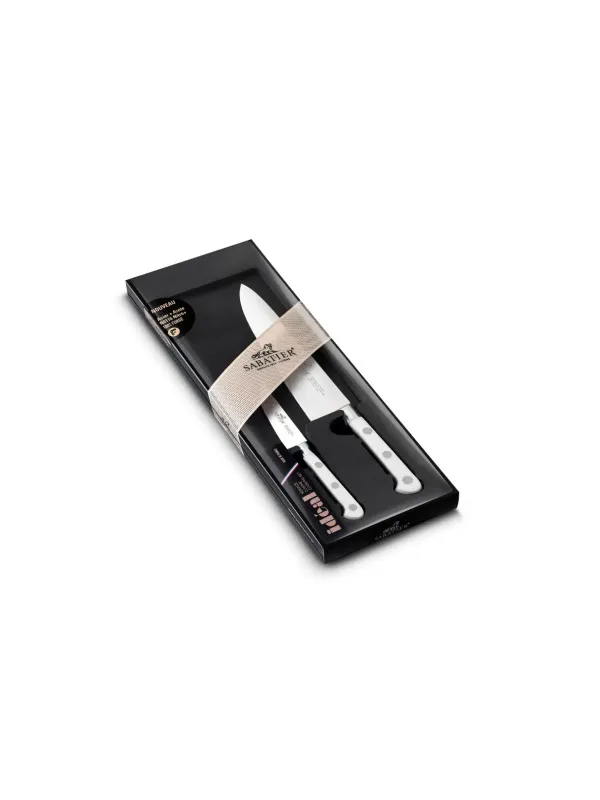 Coffret Cuisine 2 pièces TOQUE BLANCHE - Sabatier