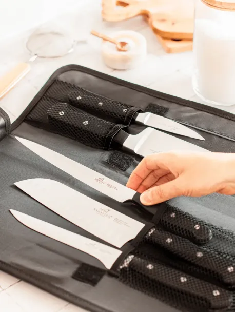Trousse Rigide avec 5 couteaux PLUTON